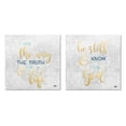 thumbnail image 1 of Gango Home Decor Gray Religious Psalm Adult Decor; 2-12x12" Unframed Paper Posters, 1 of 3