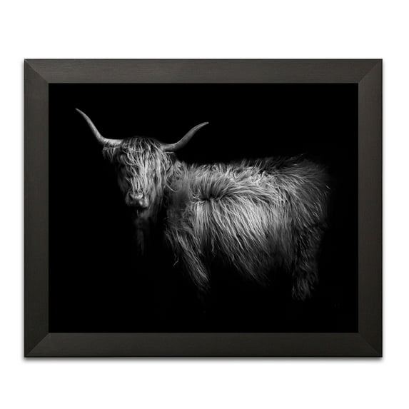 Gango Home Decor Horizontal Hello by PhotoINC Studio (Ready to Hang); One 18x12in Black Framed Print