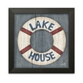 thumbnail image 1 of Gango Home Decor Lodge Lake House by Misty Michelle (Ready to Hang); One 12x12in Black Framed Print, 1 of 3