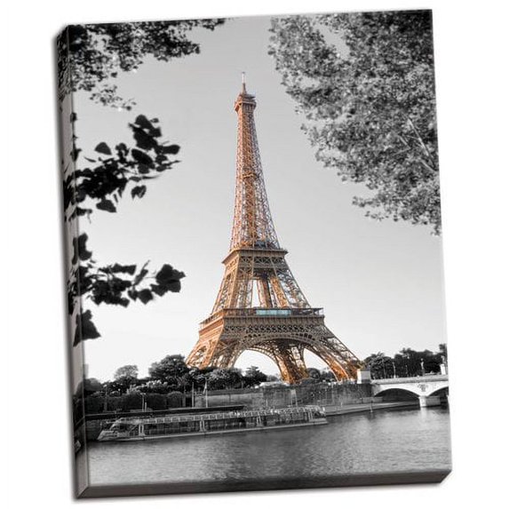 Gango Home Decor 'Matin sur la Seine' Photographic Print