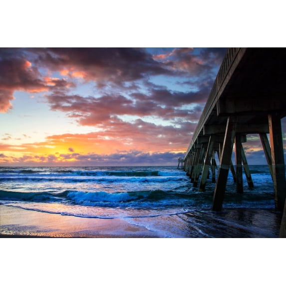Gango Home Decor Mercer's Pier I by Alan Hausenflock (Printed on Paper); One 36x24in Fine Art Paper Giclee Print