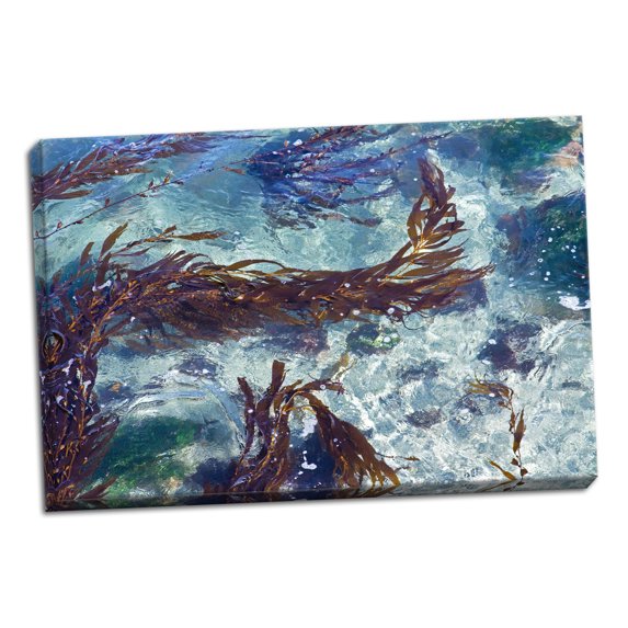 Gango Home Decor Mermaid Tresses II by Rita Crane (Ready to Hang); One 36x24in Hand-Stretched Canvas
