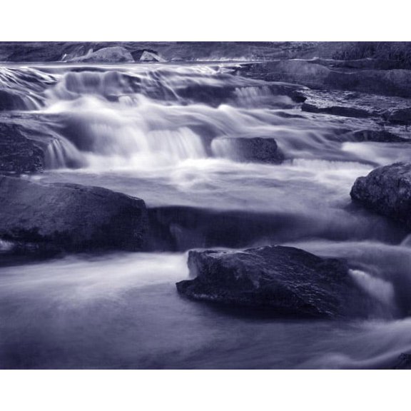 Gango Home Decor Moving Water II by Scott Larson (Printed on Paper); One 28x22in Fine Art Paper Giclee Print