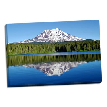 Gango Home Decor Mt. Adams by Douglas Taylor (Ready to Hang); One 36x24in Hand-Stretched Canvas