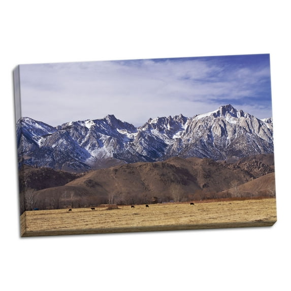 Gango Home Decor Mt. Whitney Range II by Rita Crane (Ready to Hang); One 36x24in Hand-Stretched Canvas