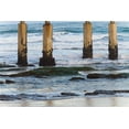 thumbnail image 1 of Gango Home Decor Ocean Beach Pier II by Lee Peterson (Printed on Paper); One 36x24in Fine Art Paper Giclee Print, 1 of 4