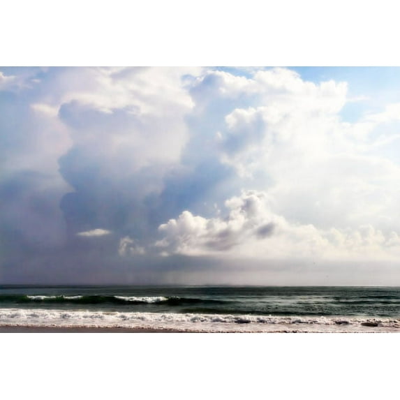 Gango Home Decor Ocean Storm I by Alan Hausenflock (Printed on Paper); One 36x24in Fine Art Paper Giclee Print