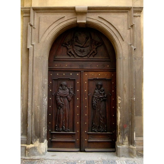Gango Home Decor Prague Door V by Jim Christensen (Printed on Paper); One 18x24in Fine Art Paper Giclee Print