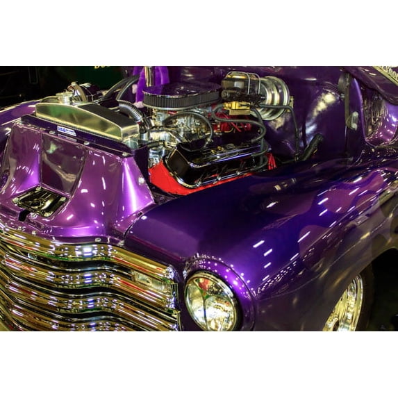 Gango Home Decor Purple Flamer I by Alan Hausenflock (Printed on Paper); One 36x24in Fine Art Paper Giclee Print