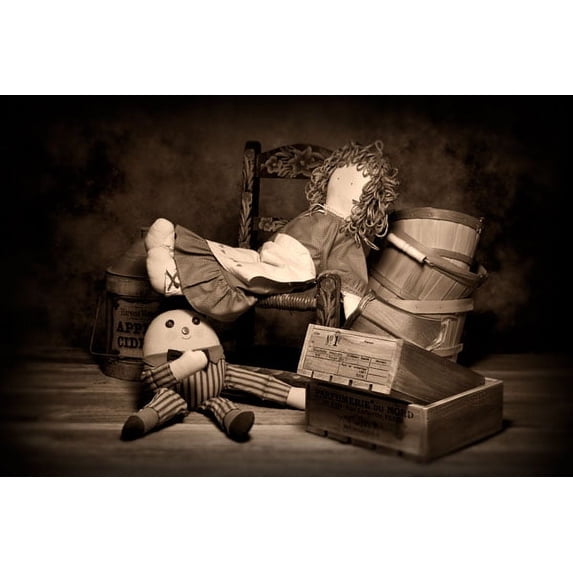 Gango Home Decor Rag Doll by C. Thomas McNemar (Printed on Paper); One 36x24in Fine Art Paper Giclee Print
