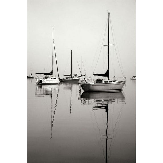 Gango Home Decor Red Sailboat I by Tammy Putman (Printed on Paper); One 24x36in Fine Art Paper Giclee Print