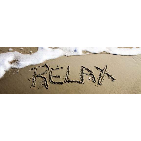 Gango Home Decor Relax by Alan Hausenflock (Printed on Paper); One 36x12in Fine Art Paper Giclee Print