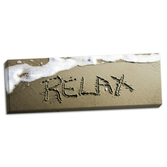 Gango Home Decor Relax by Alan Hausenflock (Ready to Hang); One 36x12in Hand-Stretched Canvas