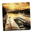 thumbnail image 1 of Gango Home Decor River Seine at Sunset I by Alan Hausenflock (Ready to Hang); One 24x24in Hand-Stretched Canvas, 1 of 4
