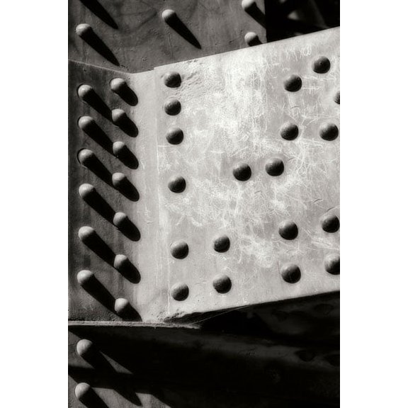 Gango Home Decor Rivets & Steel II by Alan Hausenflock (Printed on Paper); One 24x36in Fine Art Paper Giclee Print