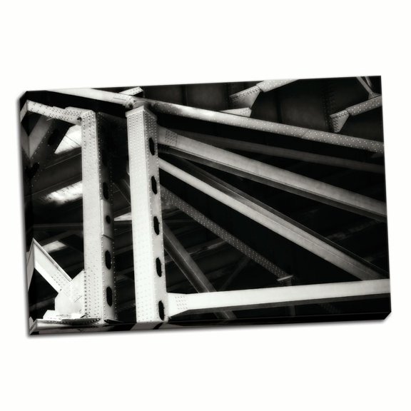 Gango Home Decor Rivets & Steel VII by Alan Hausenflock (Ready to Hang); One 36x24in Hand-Stretched Canvas