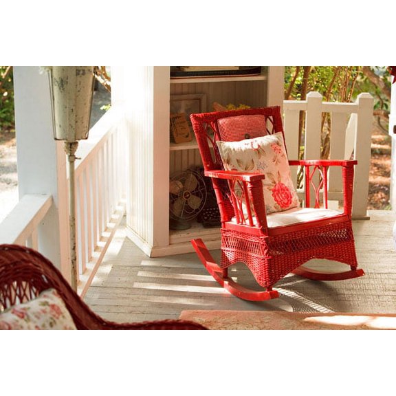 Gango Home Decor Rocker on the Porch IV by Philip Clayton Thompson (Printed on Paper); One 36x24in Fine Art Paper Giclee Print