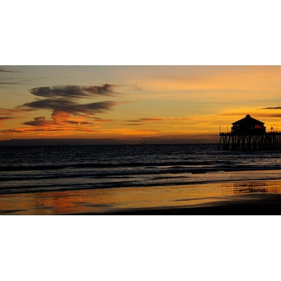 Gango Home Decor Ruby's at Sunset by George Johnson (Printed on Paper); One 36x18in Fine Art Paper Giclee Print