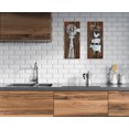 thumbnail image 1 of Gango Home Decor Rustic Windmill & Farm Animal Kitchen Wall Art; Two Brown 8x20in Hand-Stretched Canvases, 1 of 6