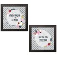 thumbnail image 1 of Gango Home Decor Shabby-Chic Lovebug III & IV by Laura Marshall (Ready to Hang); Two 12x12in Black Framed Prints, 1 of 5