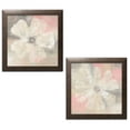 thumbnail image 1 of Gango Home Decor Shabby-Chic Nimbus Bloom I & II by Studio Mousseau (Ready to Hang); Two 12x12in Brown Framed Prints, 1 of 5