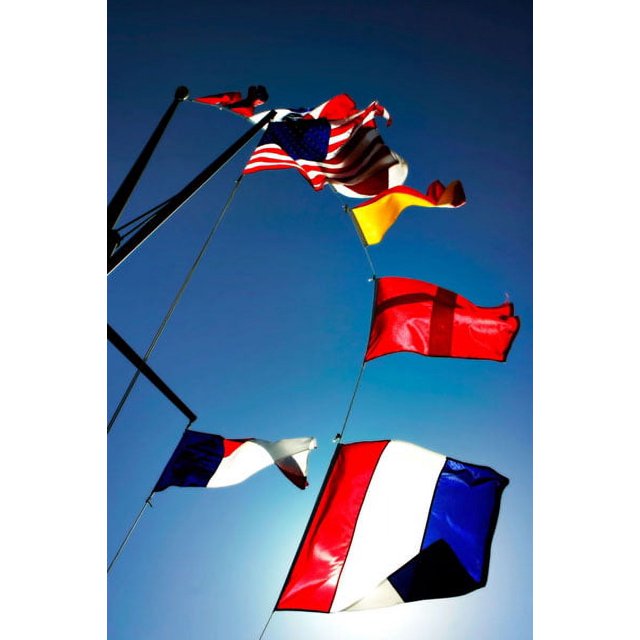 Gango Home Decor Signal Flags I by Alan Hausenflock (Printed on Paper); One 24x36in Fine Art Paper Giclee Print