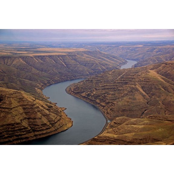 Gango Home Decor Snake River I by Brian Kidd (Printed on Paper); One 36x24in Fine Art Paper Giclee Print