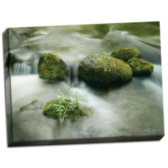Gango Home Decor Soothing Waters XVI by Vitaly Geyman (Ready to Hang); One 24x18in Hand-Stretched Canvas