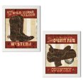 thumbnail image 1 of Gango Home Decor Southwestern Wild West I & Wild West IV by Pela Studio (Ready to Hang); Two 11x14in White Framed Prints, 1 of 5