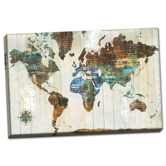 Gango Home Decor Southwestern World of Wonders by Sue Schlabach (Ready to Hang); One 18x12in Hand-Stretched Canvas