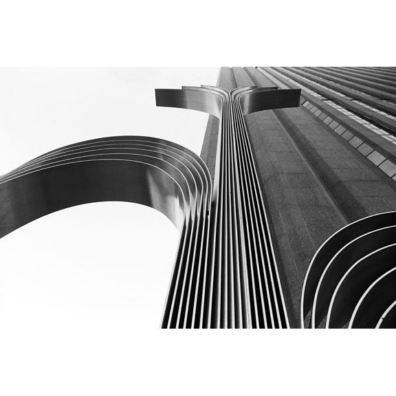Gango Home Decor Steel Sculpture by Stan Hellmann (Printed on Paper); One 36x24in Fine Art Paper Giclee Print