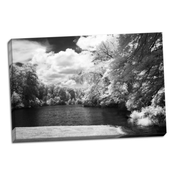 Gango Home Decor Stratford Pond II by Alan Hausenflock (Ready to Hang); One 36x24in Hand-Stretched Canvas