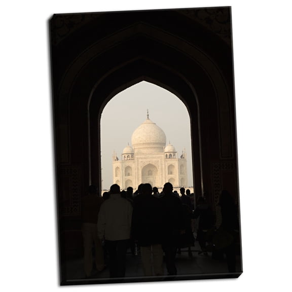 Gango Home Decor Taj Mahal II by Karyn Millet (Ready to Hang); One 24x36in Hand-Stretched Canvas