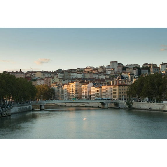 Gango Home Decor The Saone in Lyon I by Erin Berzel (Printed on Paper); One 36x24in Fine Art Paper Giclee Print