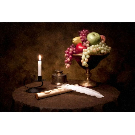 Gango Home Decor The Scribe by C. Thomas McNemar (Printed on Paper); One 36x24in Fine Art Paper Giclee Print