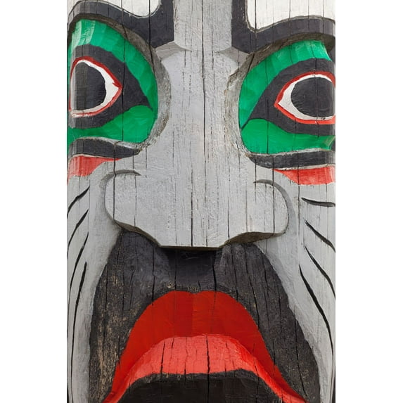 Gango Home Decor Totem Detail IV by Kathy Mahan (Printed on Paper); One 24x36in Fine Art Paper Giclee Print