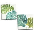 thumbnail image 1 of Gango Home Decor Tropical Mixed Greens LXXV & Mixed Greens LXXVI by Lisa Audit (Ready to Hang); Two 12x12in Hand-Stretched Canvases, 1 of 5
