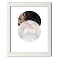 thumbnail image 1 of Gango Home Decor Vertical Abstract Circle by GeoMania (Ready to Hang); One 12x16in White Framed Print, 1 of 3