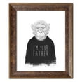 thumbnail image 1 of Gango Home Decor Vertical I'm Your Father by Balazs Solti (Ready to Hang); One 11x14in Gold Trim Framed Print, 1 of 3