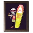 thumbnail image 1 of Gango Home Decor Vertical Shark Bait by Michael Buxton (Ready to Hang); One 11x14in Brown Framed Print, 1 of 3