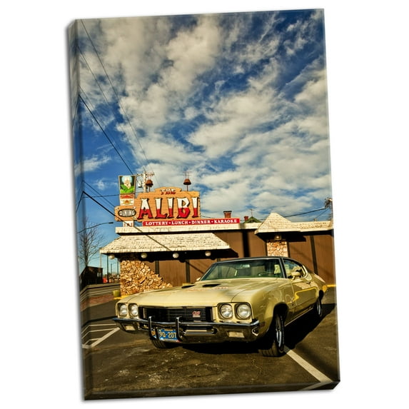 Gango Home Decor Vintage Car I by Philip Clayton Thompson (Ready to Hang); One 24x36in Hand-Stretched Canvas
