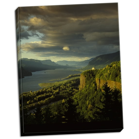 Gango Home Decor Vista House II by Ike Leahy (Ready to Hang); One 22x28in Hand-Stretched Canvas