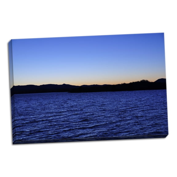 Gango Home Decor Water Sky Blue by Logan Thomas (Ready to Hang); One 36x24in Hand-Stretched Canvas