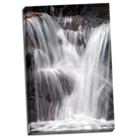 Gango Home Decor Water on the Rocks III by Douglas Taylor (Ready to Hang); One 24x36in Hand-Stretched Canvas