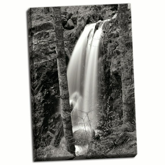 Gango Home Decor Waterfall I by Brian Moore (Ready to Hang); One 24x36in Hand-Stretched Canvas