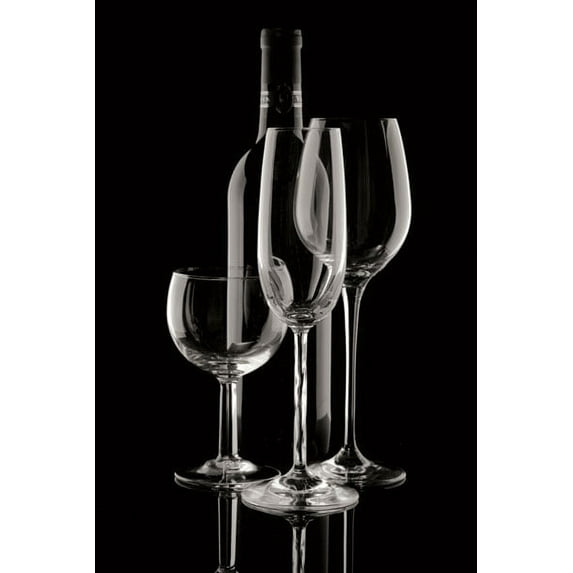 Gango Home Decor Wine Reflections II by C. Thomas McNemar (Printed on Paper); One 24x36in Fine Art Paper Giclee Print