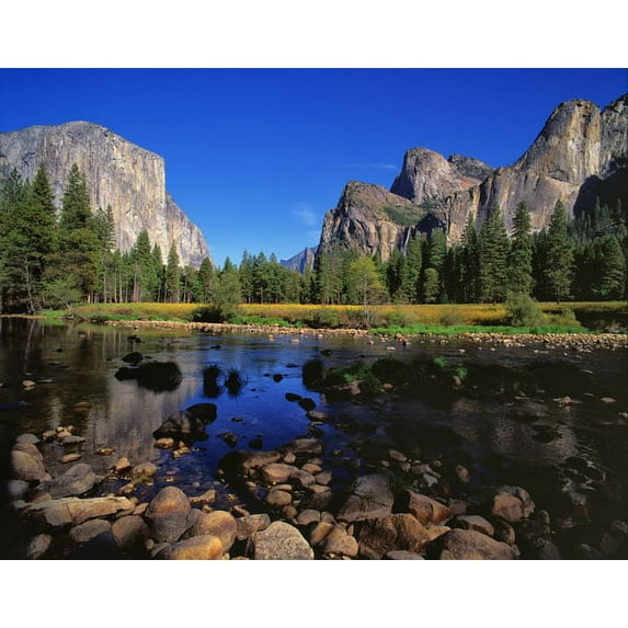 Gango Home Decor Yosemite II by Ike Leahy (Printed on Paper); One 28x22in Fine Art Paper Giclee Print