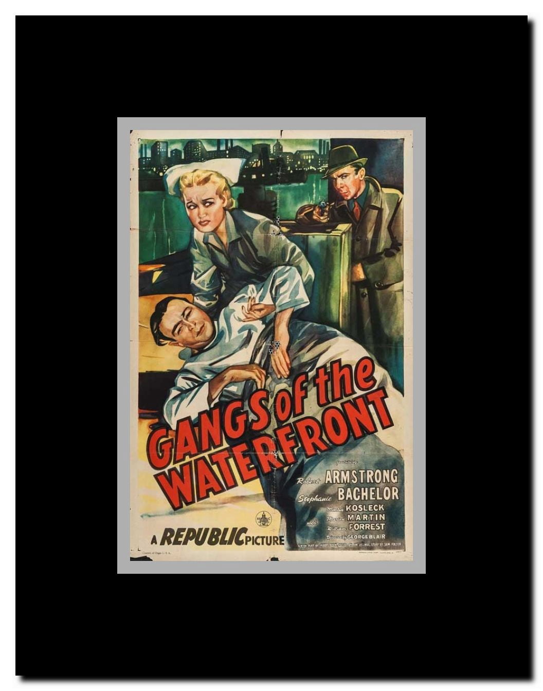 Gangs of the Waterfront Framed Movie Poster