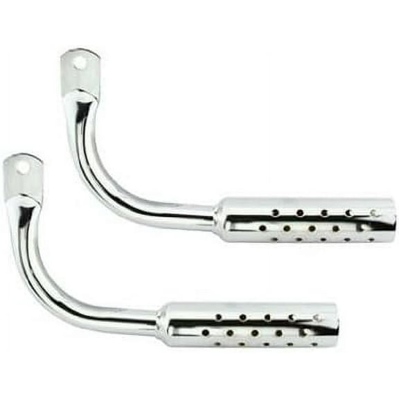 Gangsta Muffler Tailpipe with Holes Chrome$$Sport & Recreation Other