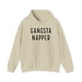 thumbnail image 1 of Gangsta Napper Funny Lazy Adult Unisex Pullover Sweatshirt Hoodie Sayings Gift Men Woman. Sand, 1 of 6